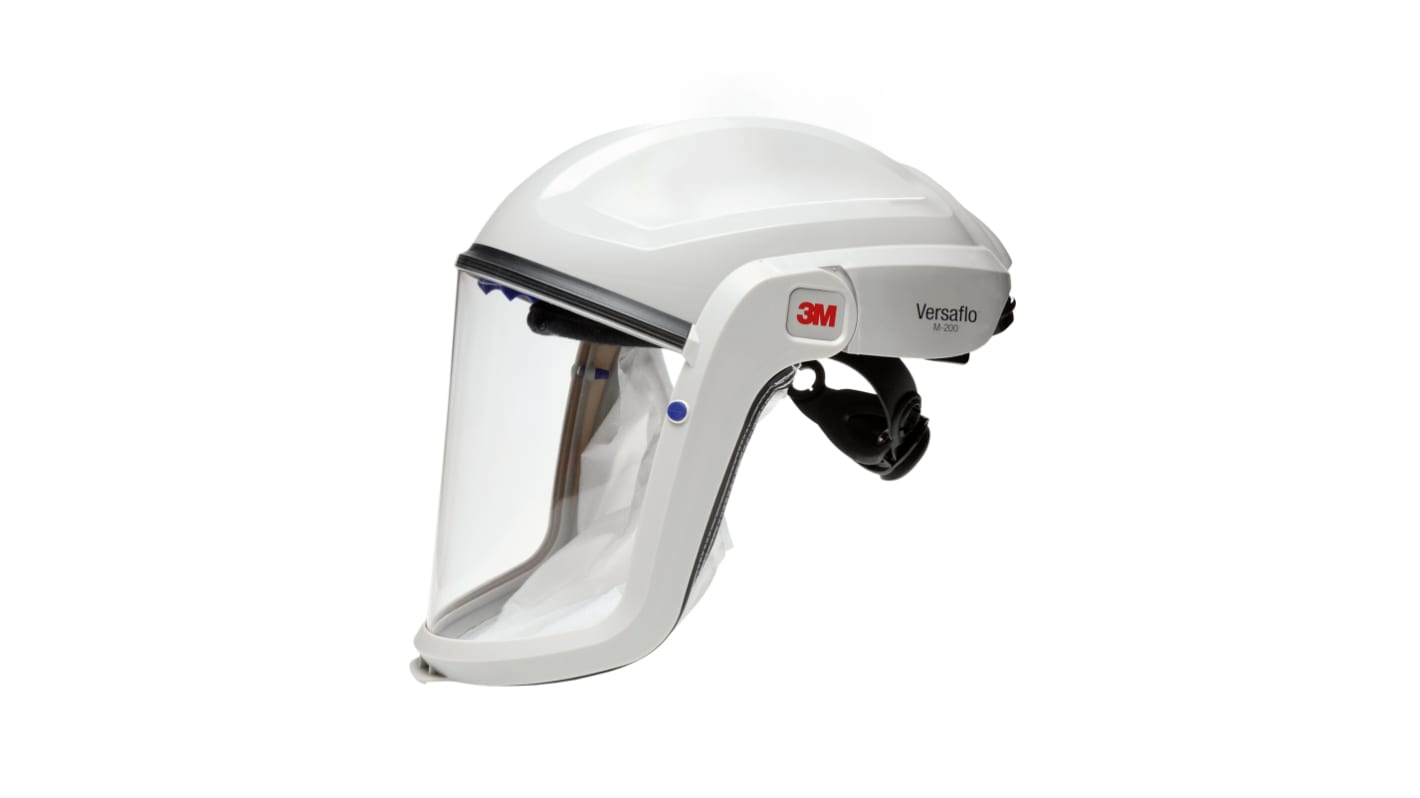 3M M-Series Gesicht Kopfschutz mit Gesichtsschutz klappbar Klar, Chemisch resistent, Polycarbonat (Visier),