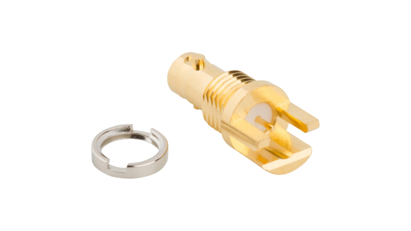 Adaptador de RF Amphenol RF 034-1018-12G, Conector hembra Recto BNC, 18GHz