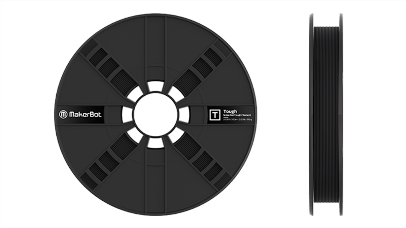 Ultimaker Robustes PLA 3D-Drucker Filament zur Verwendung mit METHOD Serie, Schwarz, 1.75mm, FDM, 900g