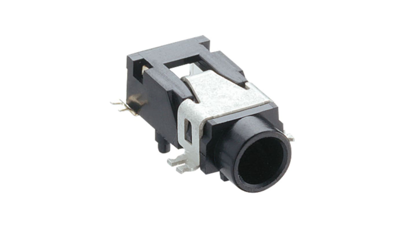 Jack socket, audio connector, 3-pole, 3.