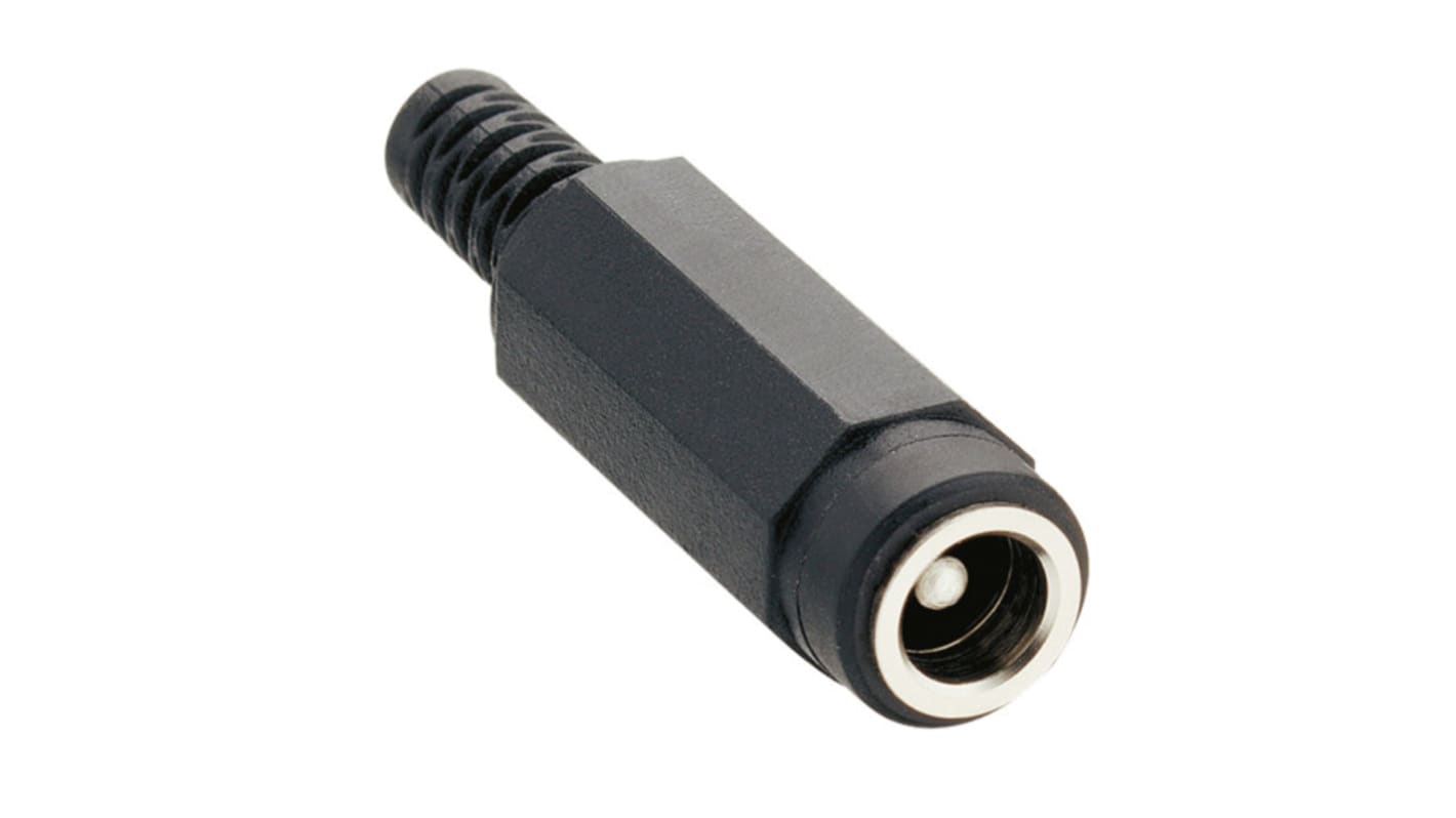 Conector DC hembra, Lumberg NEK/J, Ø int. 2mm, Ø ext. 5.7mm, Montaje de Cable, 24 VDC, 2A