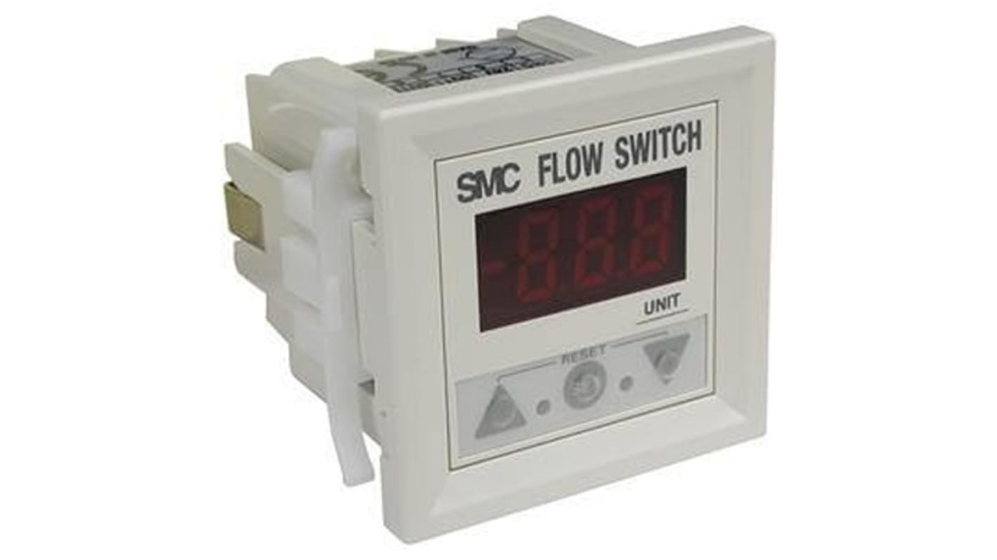 SMC PF2W Series Flow Sensor for Water, 10 l/min Min, 100 L/min Max