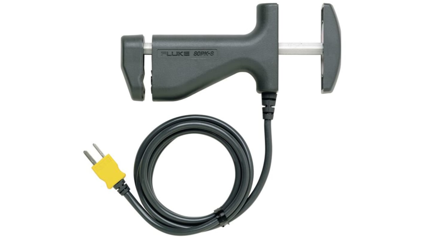 Fluke Type K Pipe Clamp Type K Thermocouple Temperature Probe, 1m Length, 149 °C Max