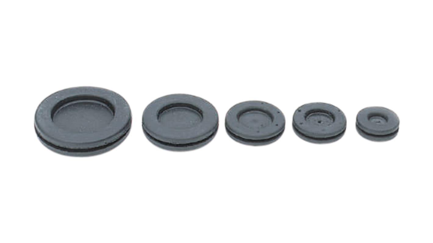 SES Sterling Black Neoprene 60mm Rubber Grommets