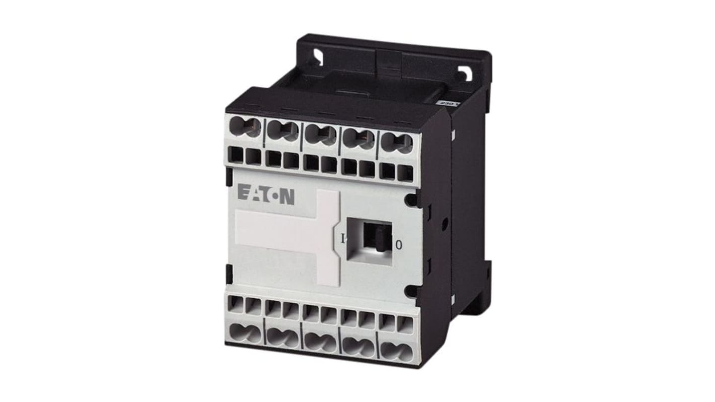 Eaton DILEM Contactor, 24 VDC Coil, 3-Pole, 9 A, 4 Kw kW, 3NO, 400 V