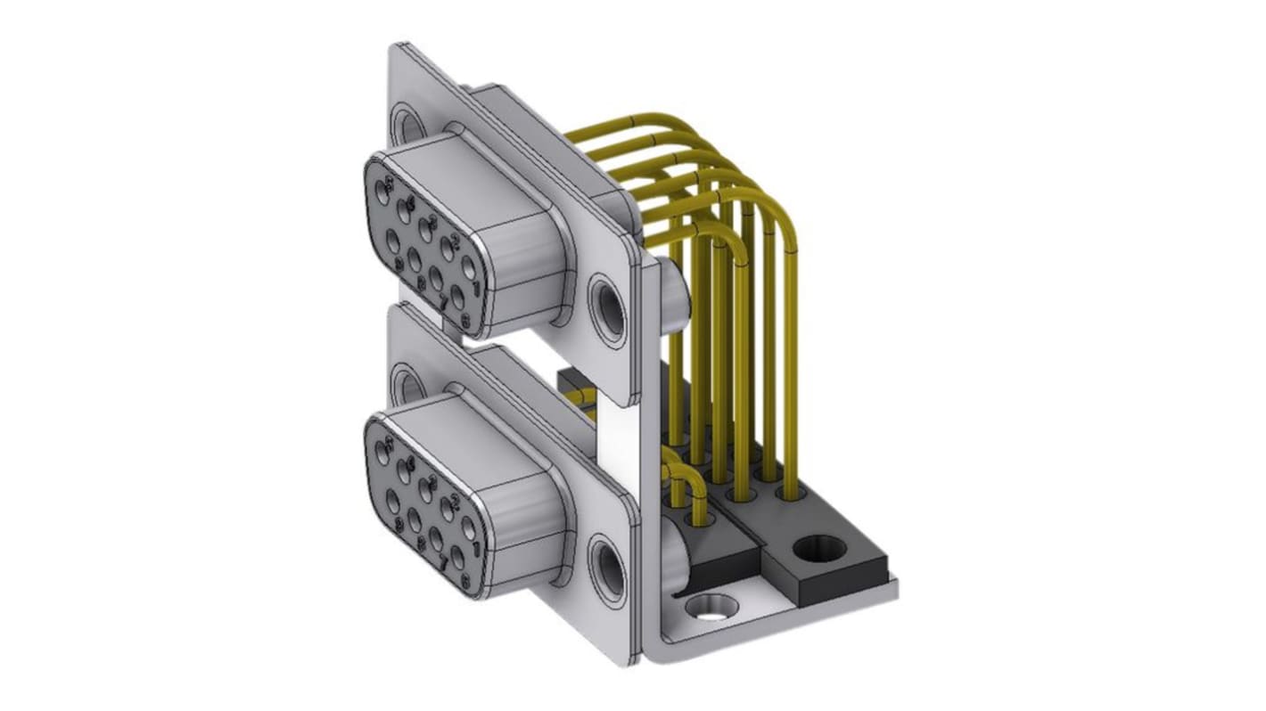 Deltron DPB 9 Way D-sub Connector Socket, 2.84mm Pitch