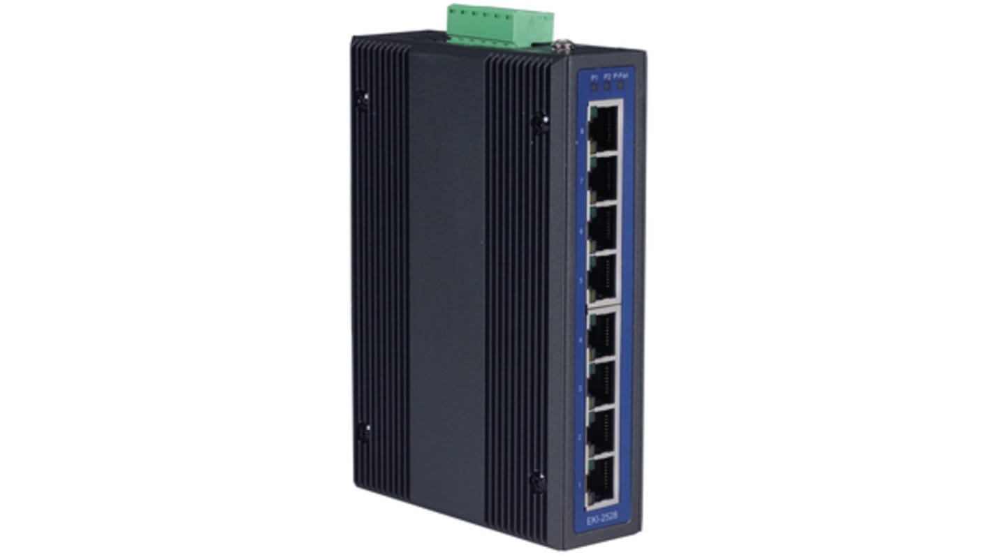 Advantech EKI-2528 Industrial-Ethernet-Switch 8-Port Unmanaged