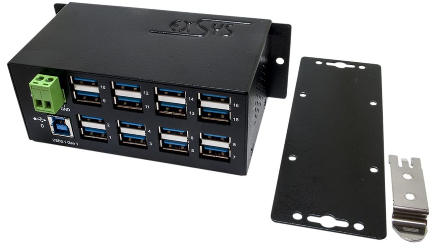 Hub USB Exsys EX-1113HMS, USB 3.0 USB 16 ports, USB A, USB B