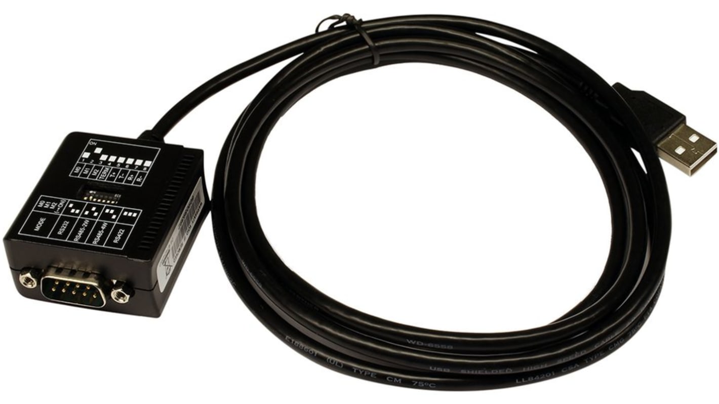 Cable convertidor Exsys EX-1309-9, Conector A USB A macho, Conector B DB-9