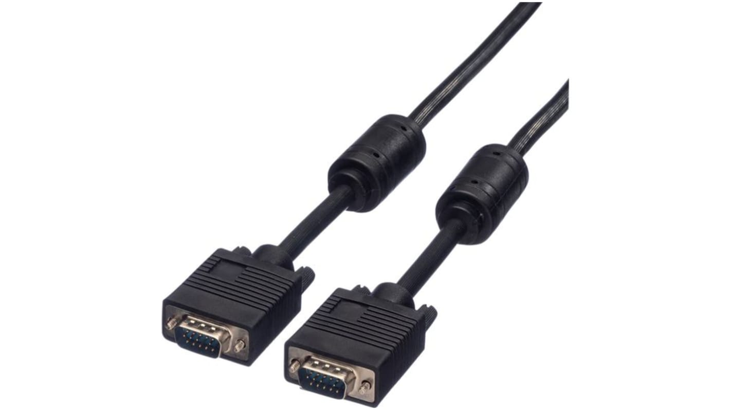 Roline Male VGA to Male VGA  Cable, 2m