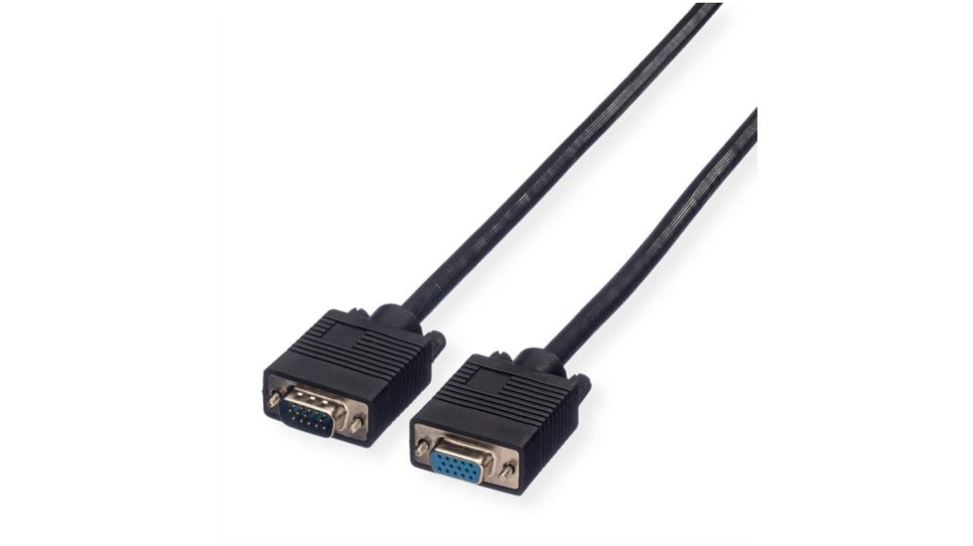 Roline Male VGA to Female VGA  Cable, 6m