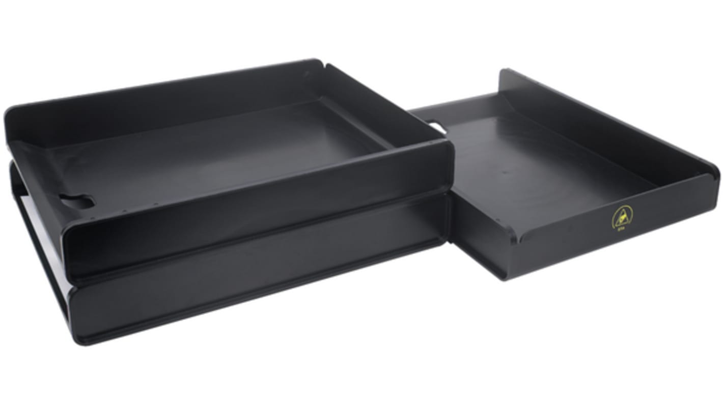 WEZ Black A4 Letter Tray