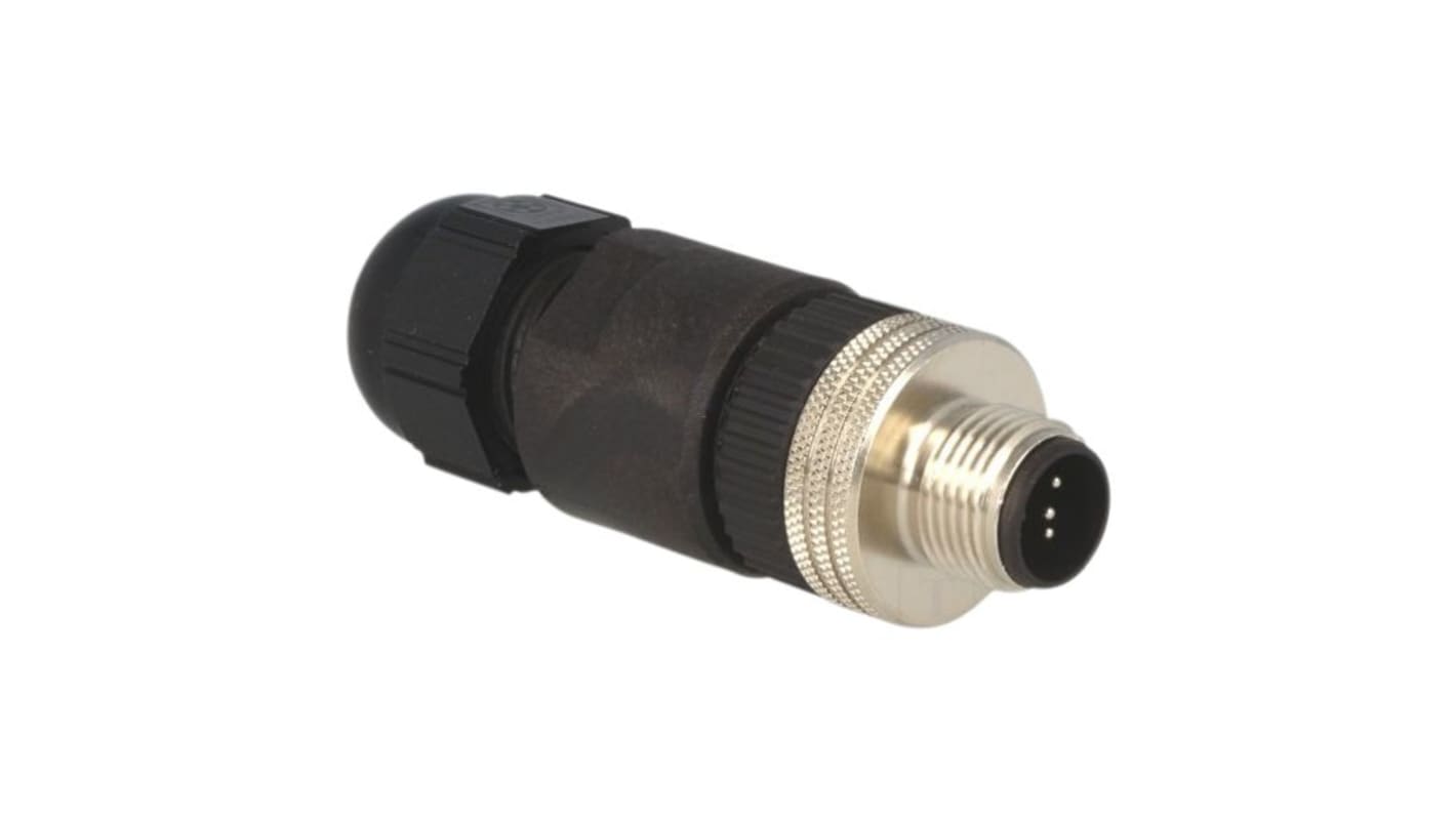 Molex Connector, 5 Contacts, Cable Mount, M12 Connector, Socket, Female, IP67, Brad Micro-Change Series
