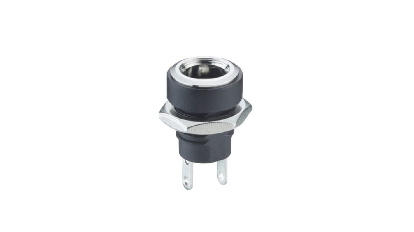 Lumberg Automation, 1614 DC Socket Rated At 2A, 30, Panel Mount, Nickel Plated