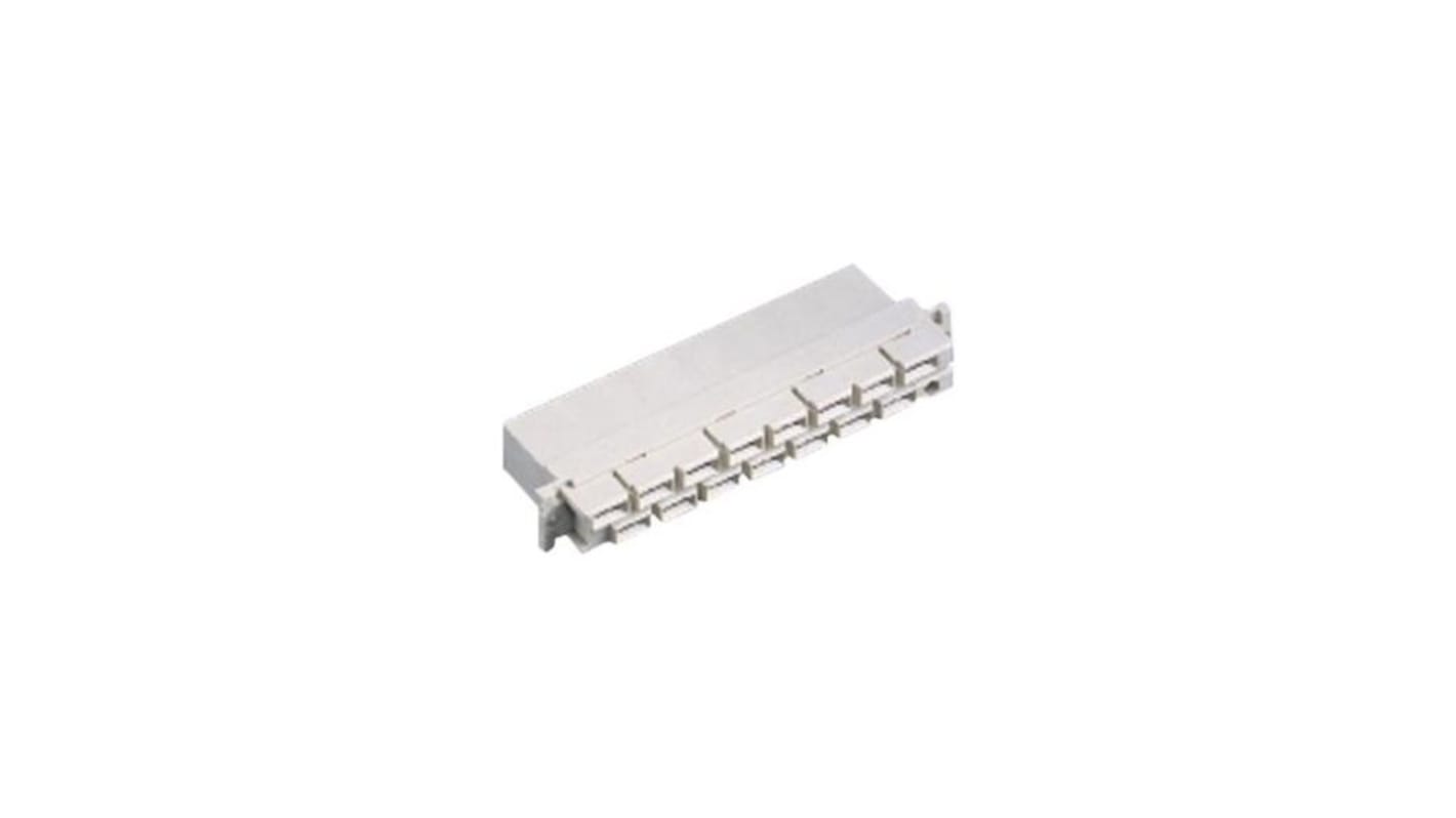 nVent SCHROFF 15 Way 5.08mm Pitch, Type H Class C2, 2 Row, Straight DIN 41612 Connector Socket