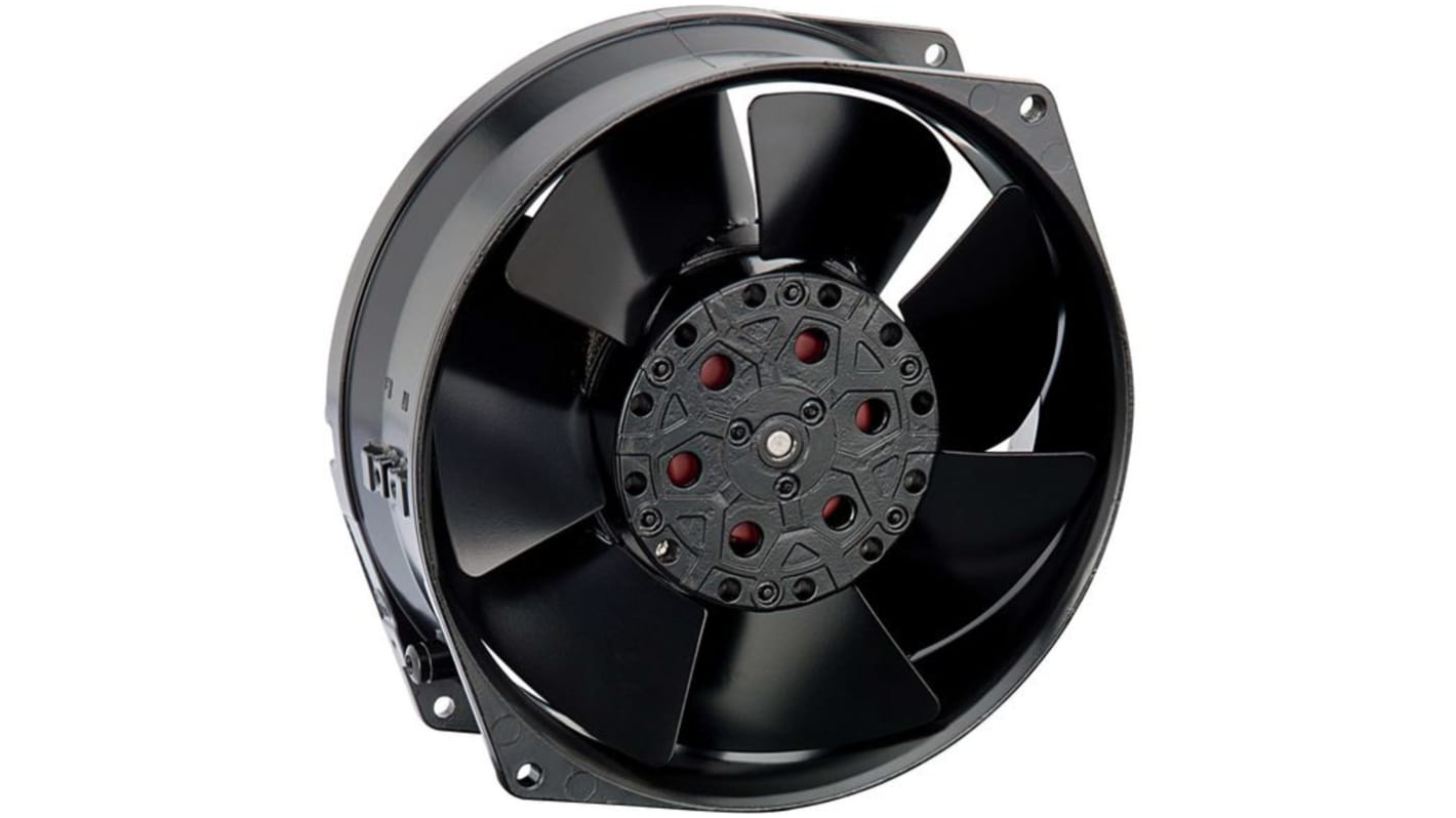 Ventilador Axial ebm-papst de 150 x 150 x 55mm, 115 V ac, 38W, caudal 380m³/h