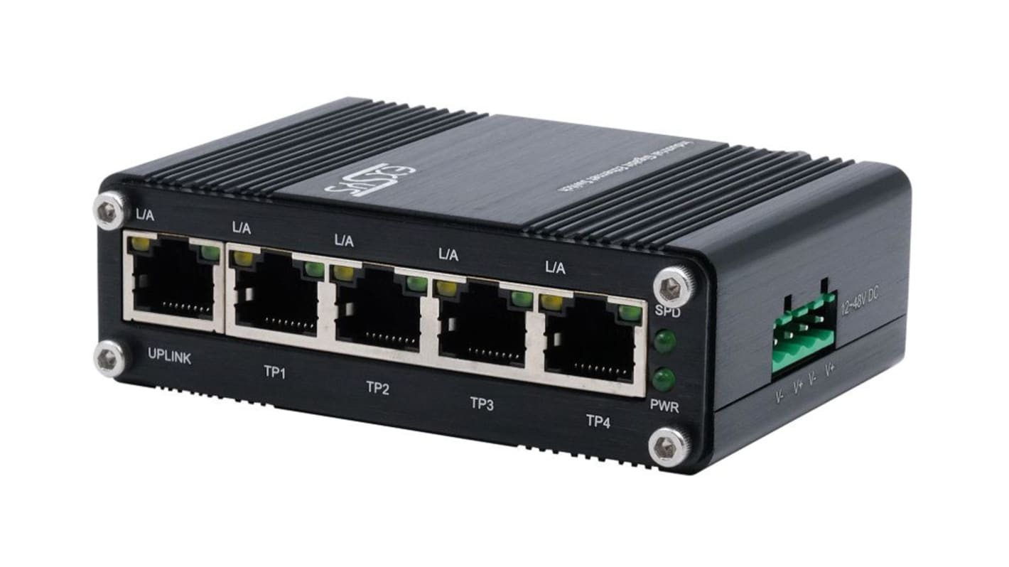 Ethernet Switch 5-portowy , Exsys Bez zarządzania