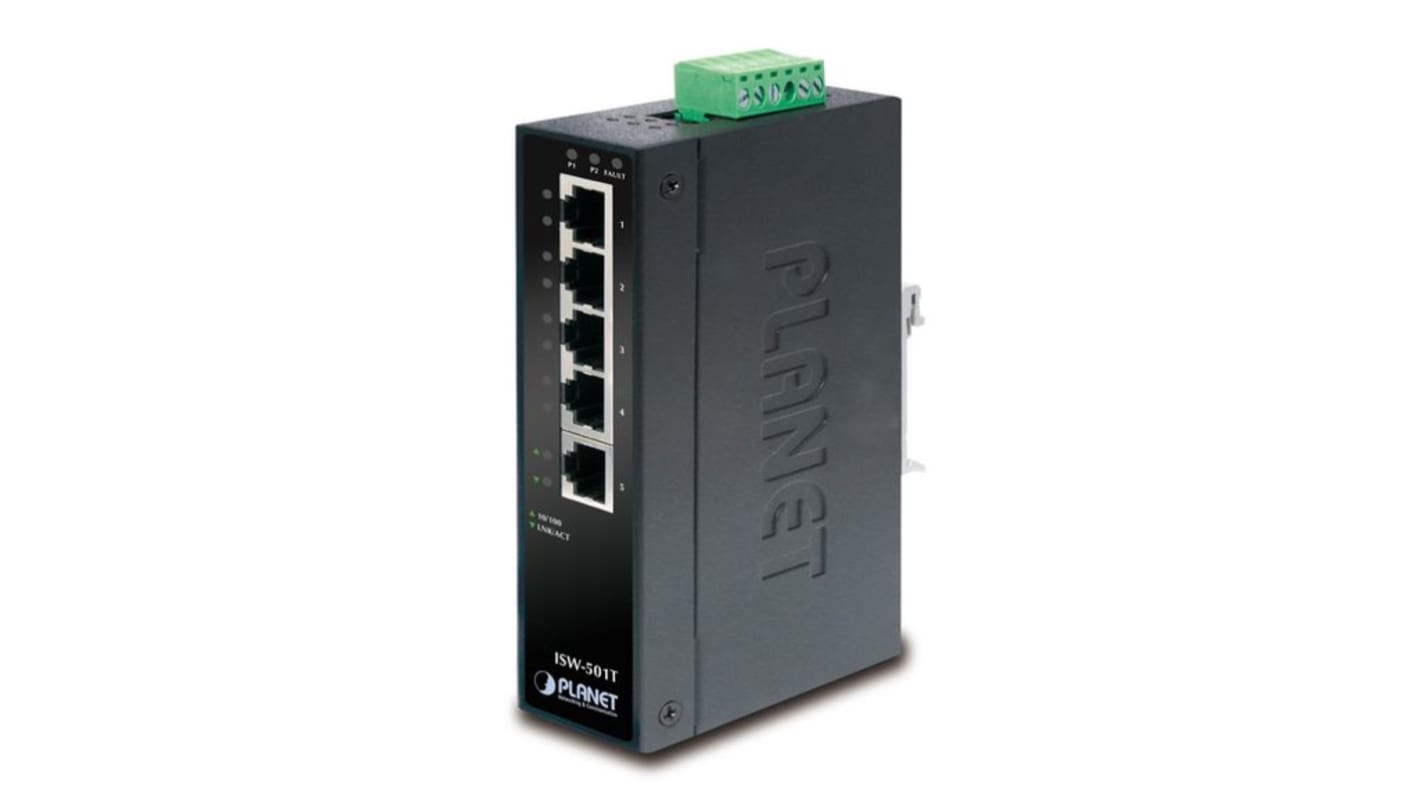 Switch Ethernet Planet-Wattohm, 5 porte