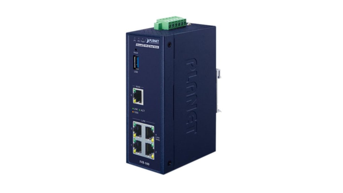 Planet-Wattohm IVR Industrie-Gateway, 5 COM-Ports