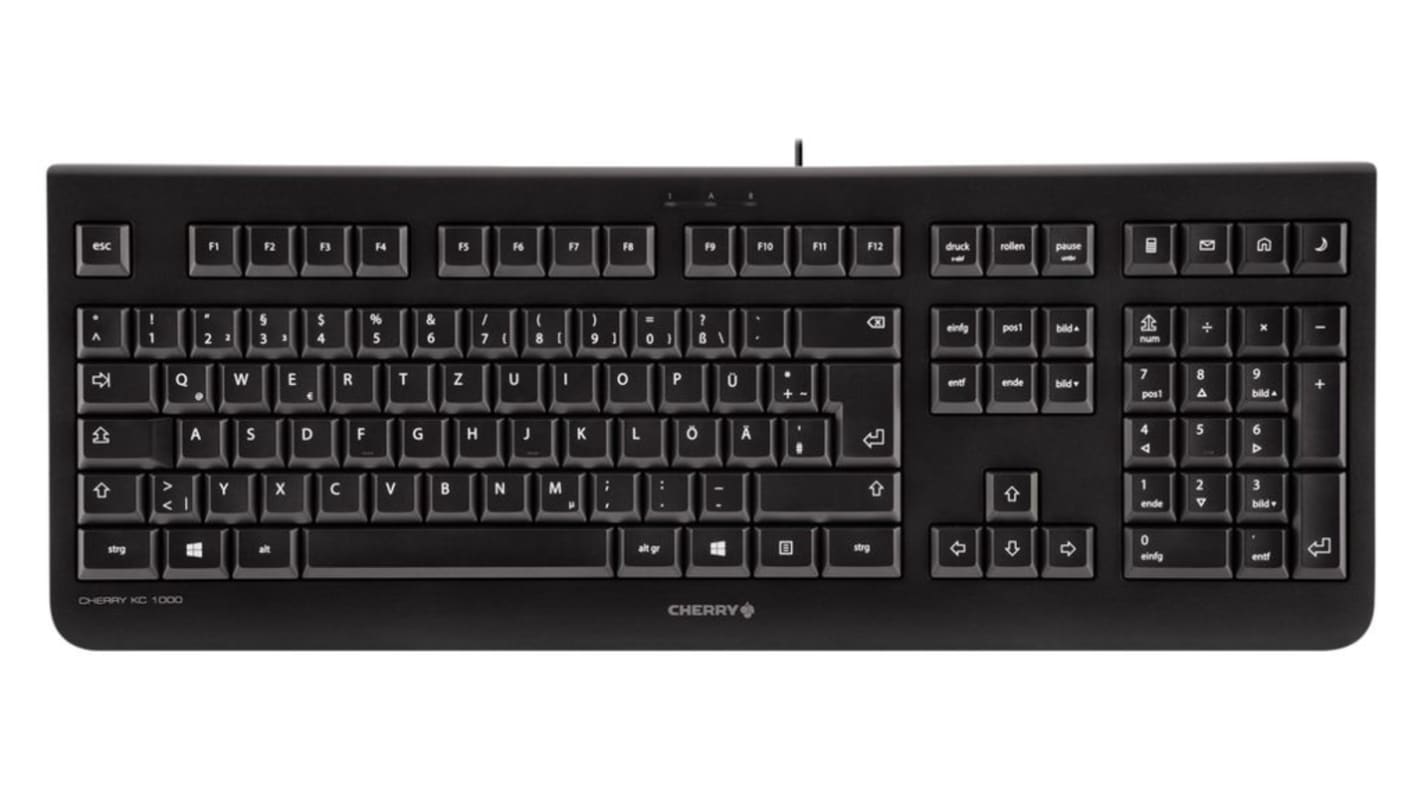 Cherry JK-0800EU-2 Wired USB Numeric pad Keyboard, QWERTY, Black