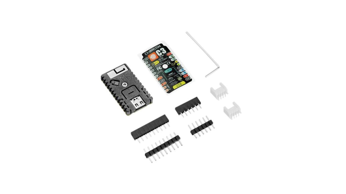 M5Stack M5Stamp C3 Bluetooth, Wi-Fi Entwicklungstool Microcontroller 32-Bit-Kern