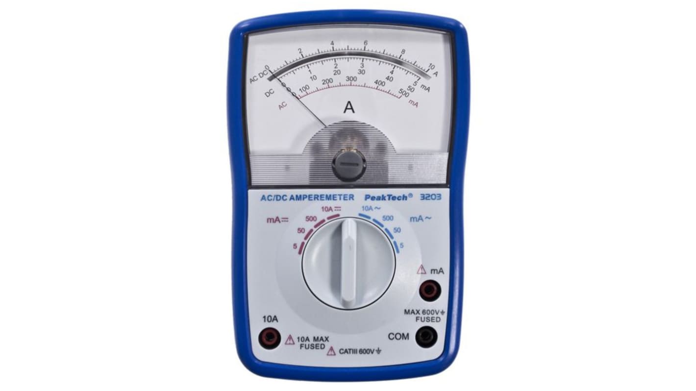 PeakTech 3203 Amperemeter 10A AC, DC / ±3 und ±4 %