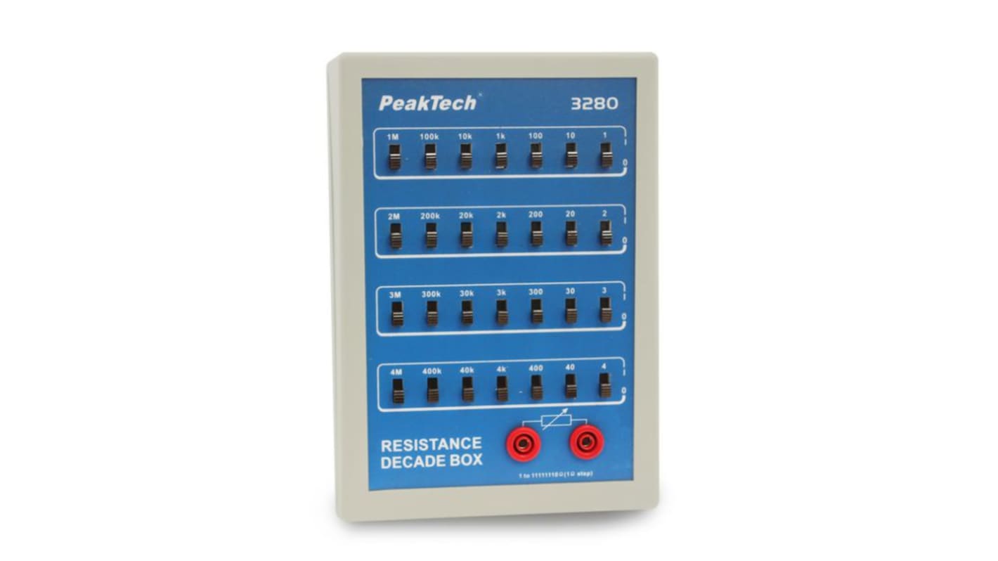 PeakTech Resistance Decade Box