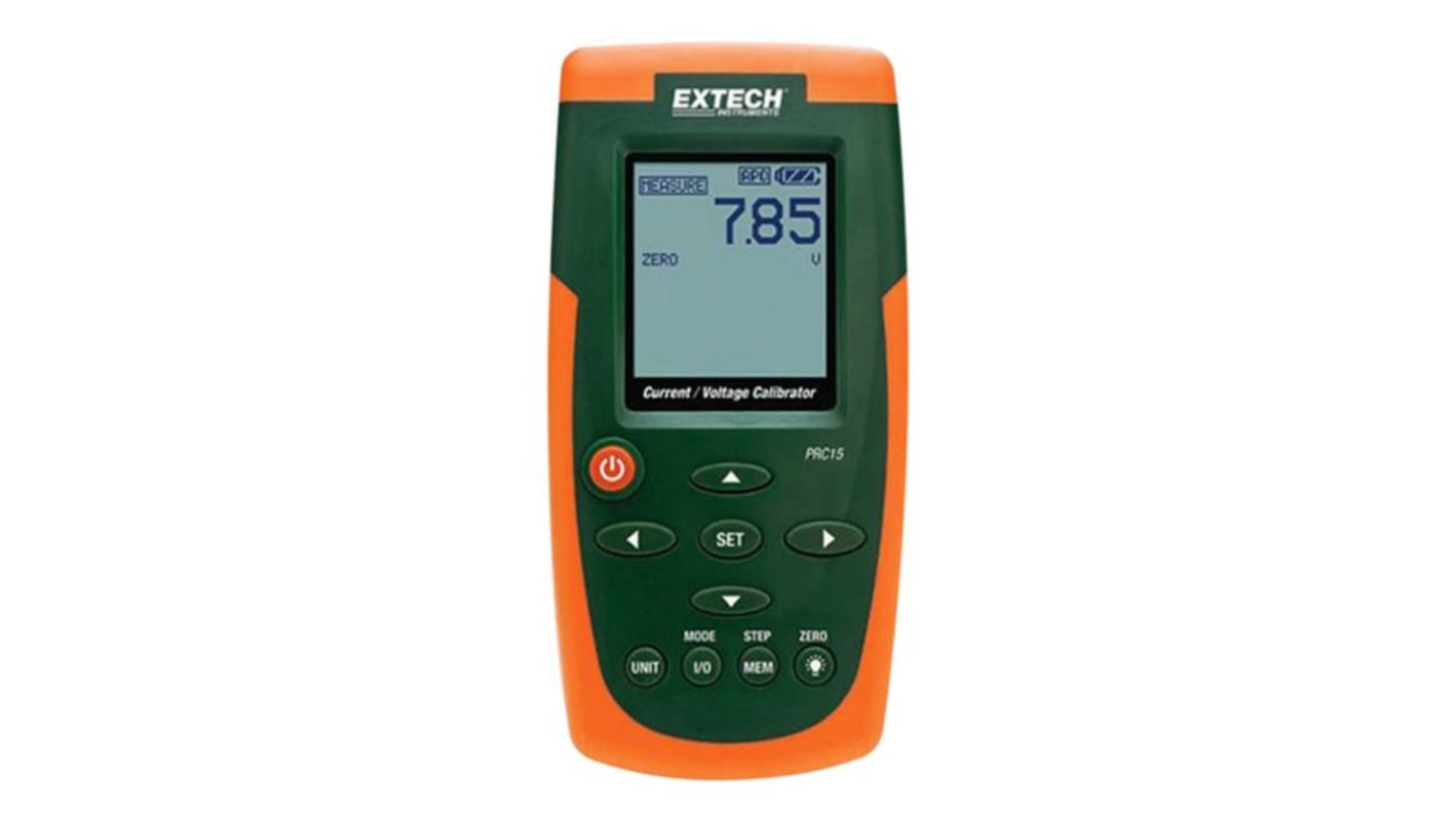 Extech PRC15 Current & Voltage Calibrator, Max Voltage 19.99V, Max Current 50mA