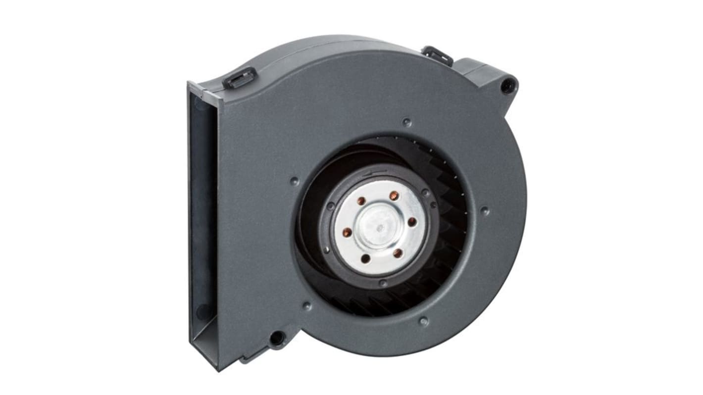 Ventilador Radial ebm-papst de 97 x 94 x 33mm, alim 24 V, caudal 61m³/h