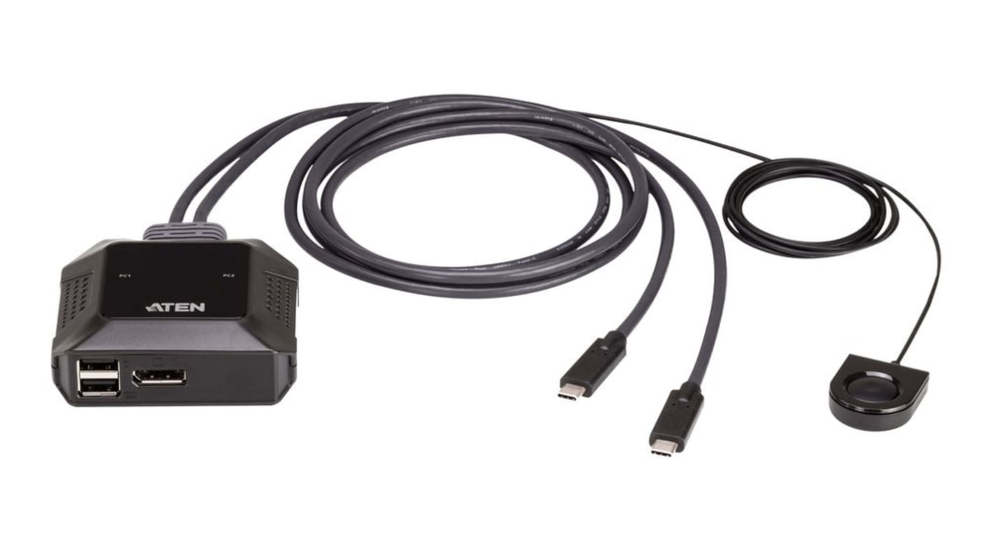 Aten KVM-Switch 9-Port DisplayPort 1 Displays USB