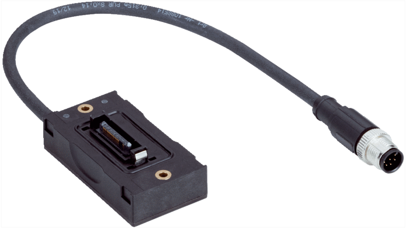 Sick Male 8 way M12 to Connector & Cable, 300mm