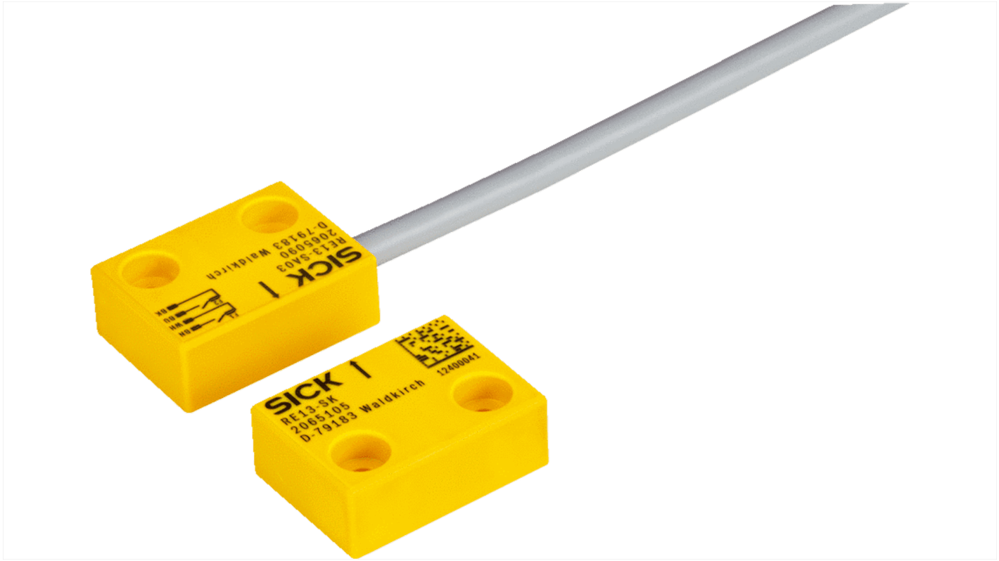 Commutateur de verrouillage de sécurité Sick RE13, 2 N/O, Aimant, IP67