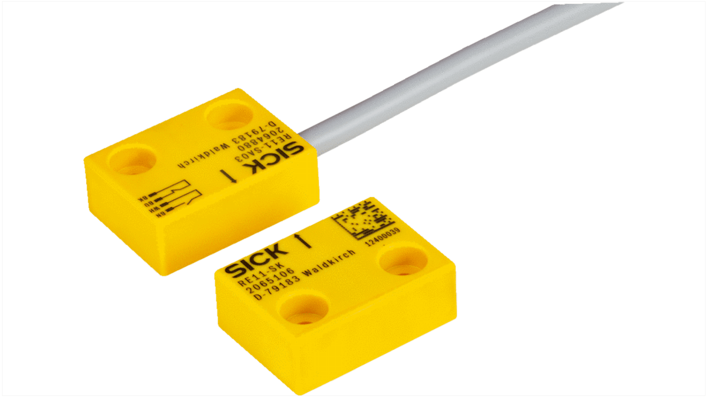 Interruttore di interblocco di sicurezza Sick RE15, 1NC/1NA, Magnete, IP67