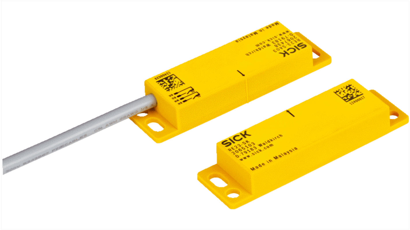 Interruttore di interblocco di sicurezza Sick RE23, 2 N/A, Magnete, IP67