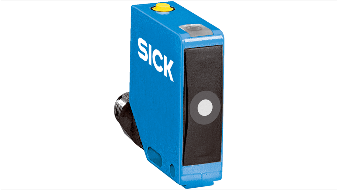 Sensor de distancia rectangular Sick, Detección de Distancia, salida PNP/NPN, Conector Cableado M12, IP65, IP67 IO-Link