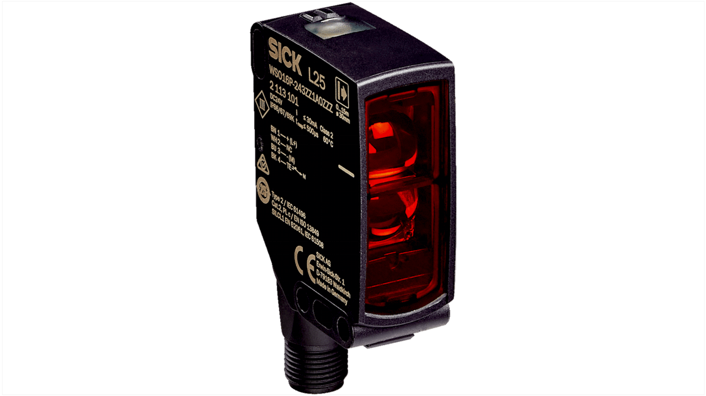 Barrera inmaterial Sick WSO16P, Transmisor, 1 haces, 24 V CC, seguridad cat. Tipo 4, SILSIL 1