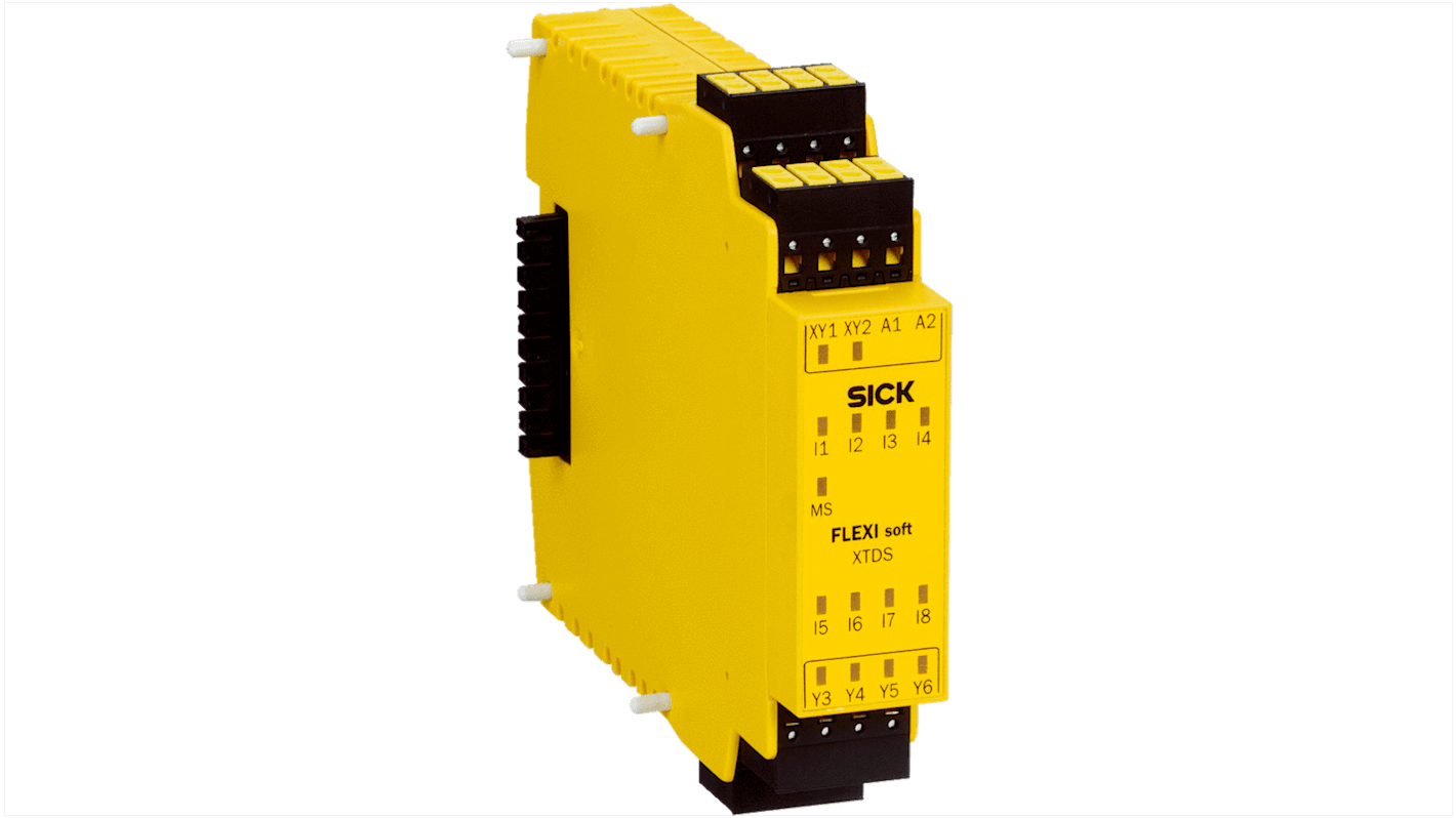 Controlador de seguridad Sick FX3, 8 E, SIL 3, 13 → 30 V cc