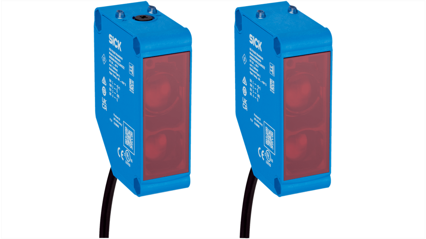 Sick Through Beam Photoelectric Sensor, Rectangular Sensor, 120 m Detection Range