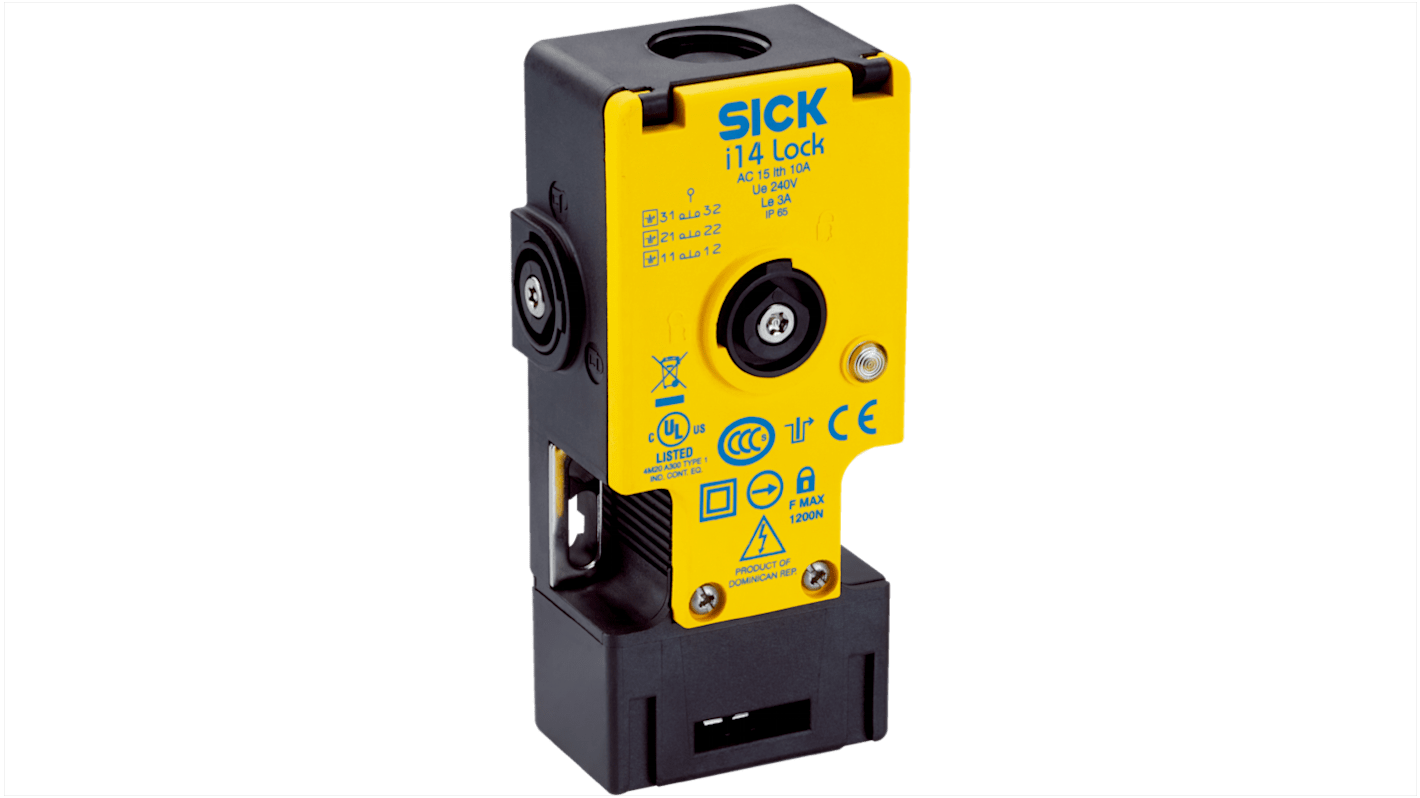 Interruttore di interblocco di sicurezza Sick i14, 2NC/1NA, Elettromagnetico, IP65, 240V ca, 3A