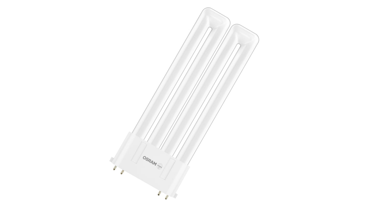 Bombilla LEDForma de U LEDVANCE, DULUX, 220 → 240 V, 20 W, casquillo 2G10, Blanco Cálido, 3000K, 2250 lm