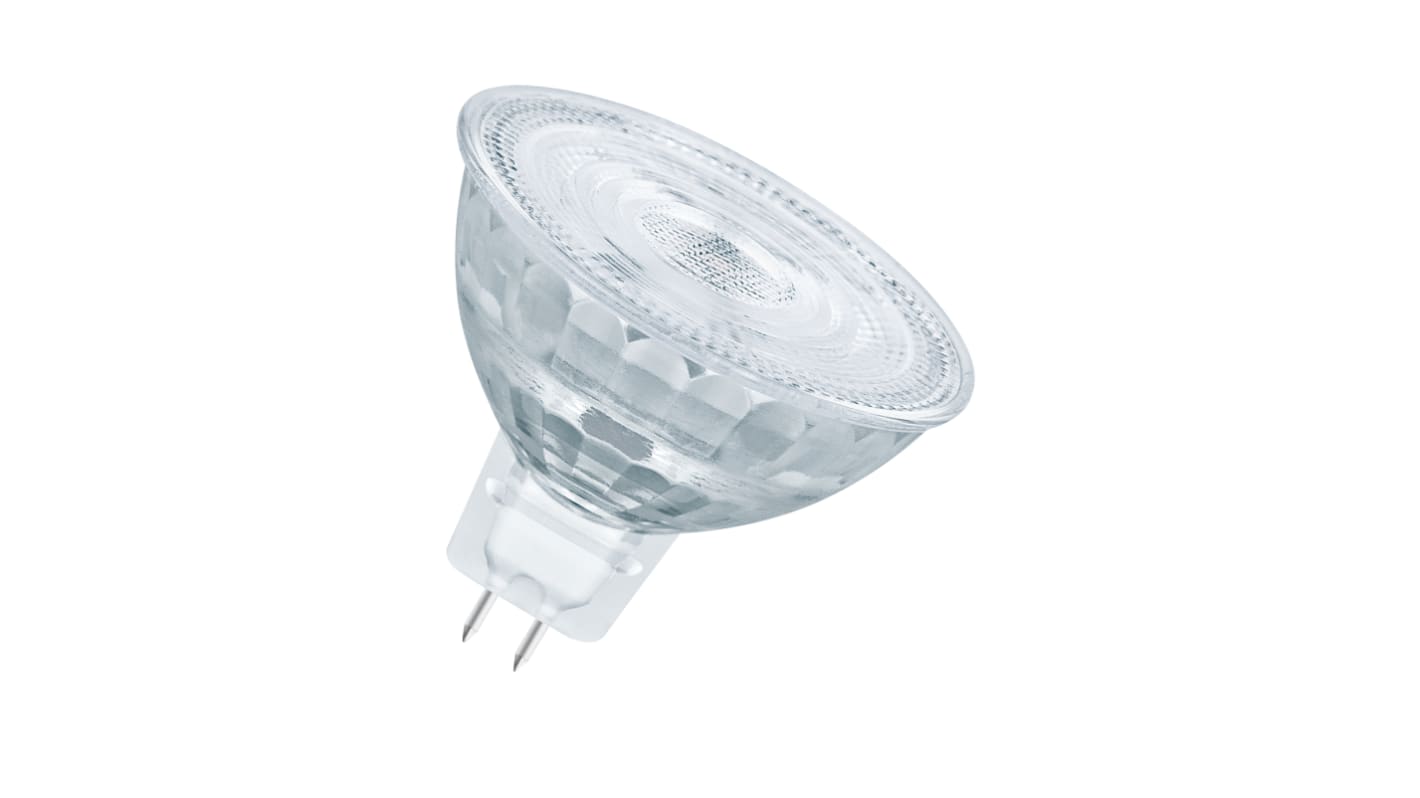 LEDVANCE LED SUPERSTAR PLUS, LED, LED-Birne, MR16 dimmbar, 5 W / 12 V, 350 lm, GU5.3 Sockel, 2700K warmweiß