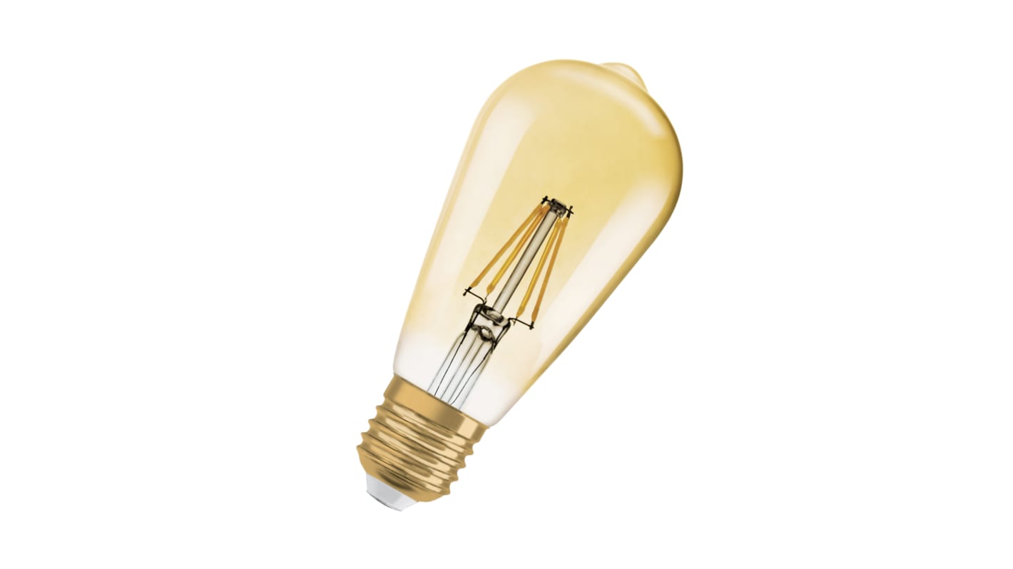 Źródła światła LED, 6,5 W, E27, 220 →240 V, 725 lm, CRI/Ra 80%, 2400K, LEDVANCE, Vintage 1906