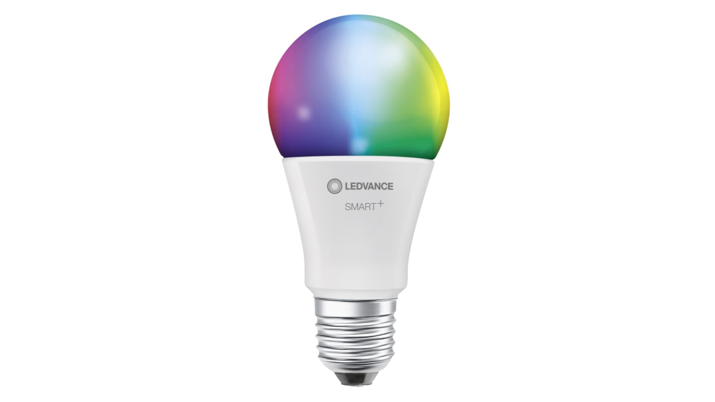 Bombilla LED LEDVANCE, SMART+, 220 → 240 V, 9 W, casquillo E27, regulable, RGBW, 2700 → 6500K, 806 lmç