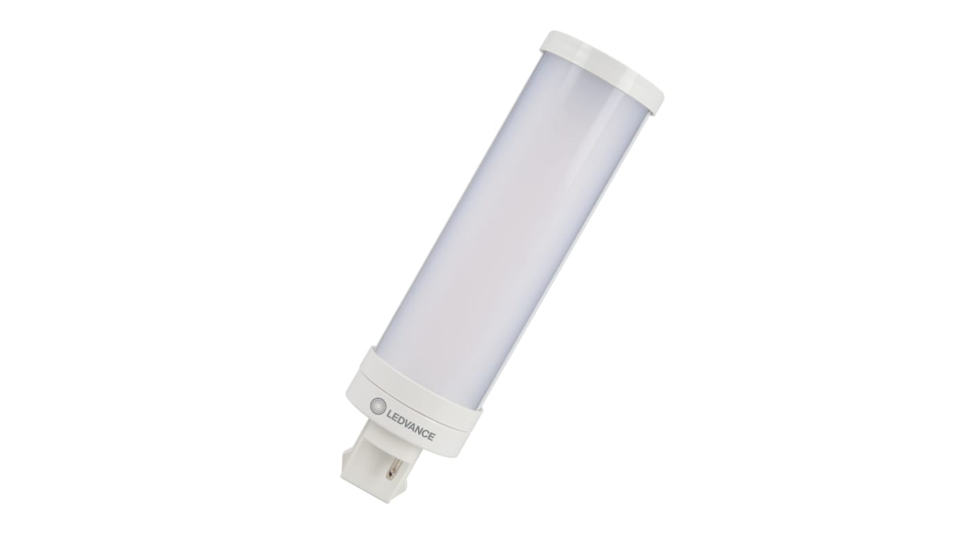 LEDVANCE DULUX, LED, LED-Birne, Röhrenförmig, , 6 W / 230V, 630 lm, GX24d-1 Sockel, 3000K warmweiß