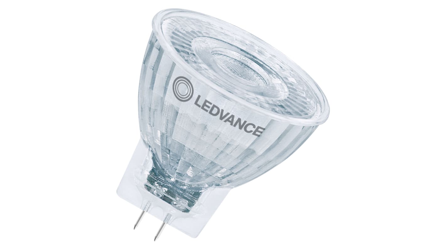 Bombilla LED, tipo foco LEDVANCE, 40998, 12 V, 4,2 W, casquillo GU4, Blanco Frío, 4000K, 345 lm