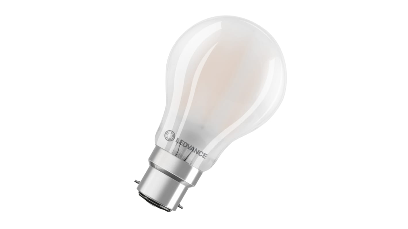 Bombilla LED LEDVANCE, Classic, 220 → 240 V, 6,5 W, casquillo B22d, Blanco Cálido, 2700K, 806 lmç