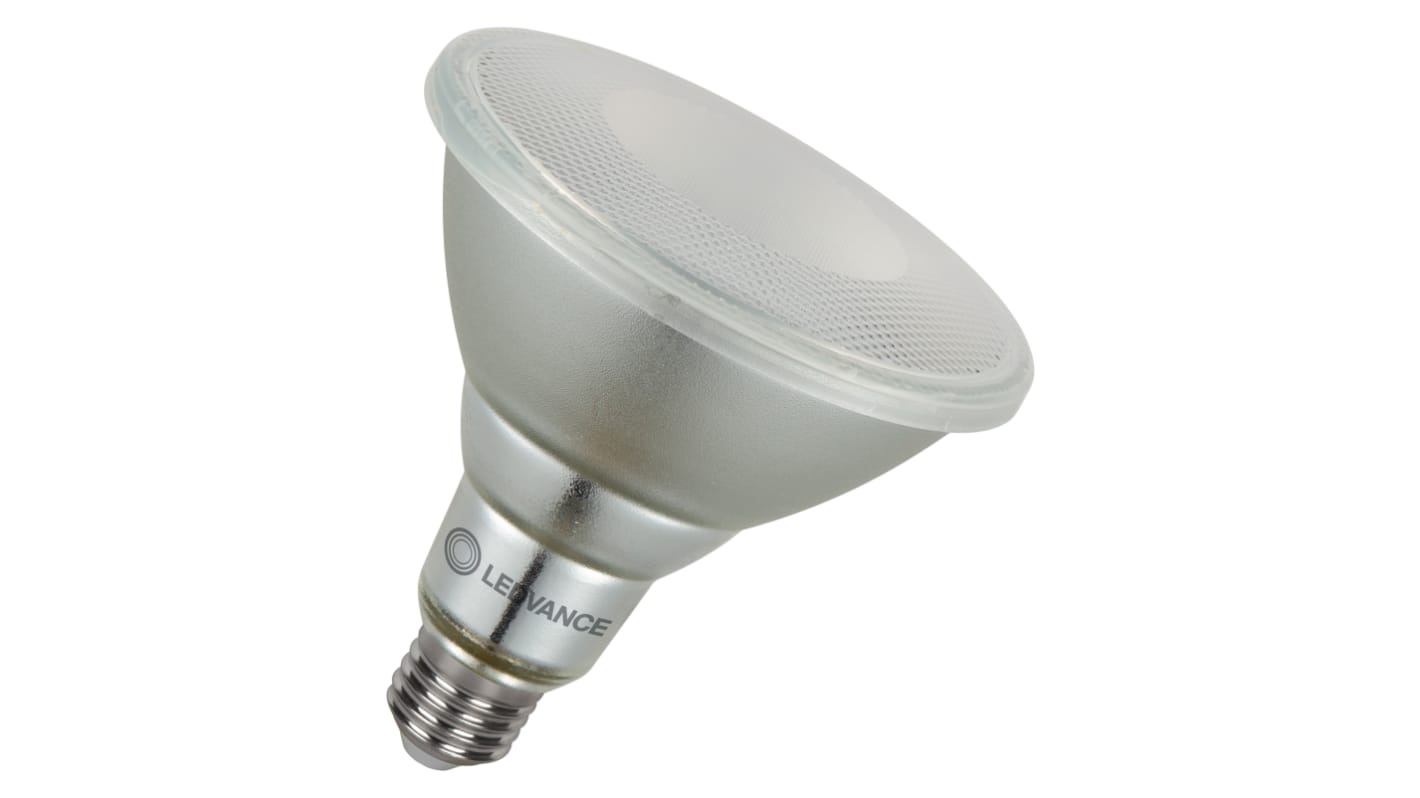 Bombilla LEDPAR38 LEDVANCE, 40998, 220 → 240 V, 13,5 W, casquillo E27, Blanco Cálido, 2700K, 1035 lm