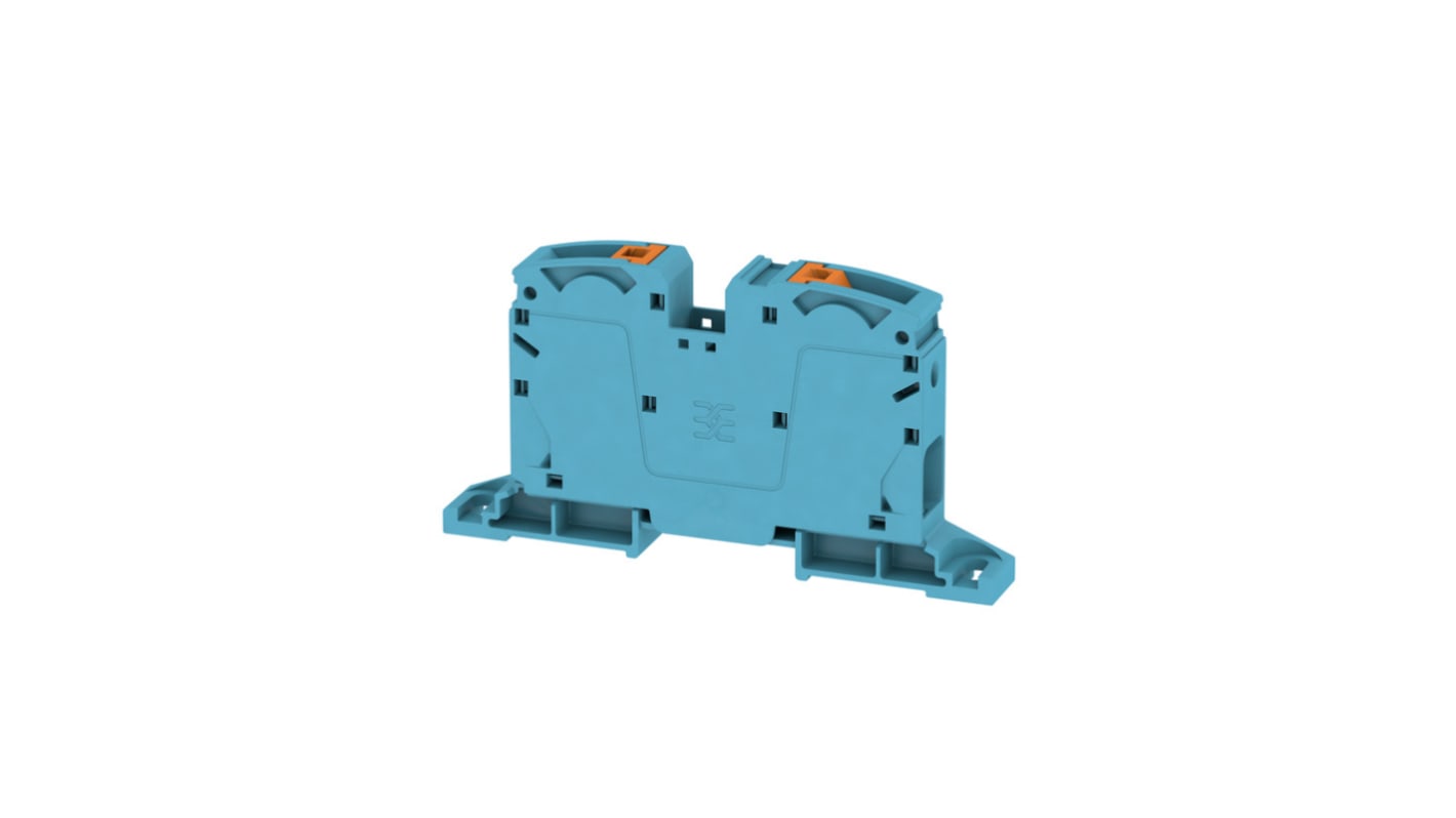 Weidmüller A2C Series Blue Feed Through Terminal Block, 35mm², 1-Level, Push In Termination, ATEX, IECEx