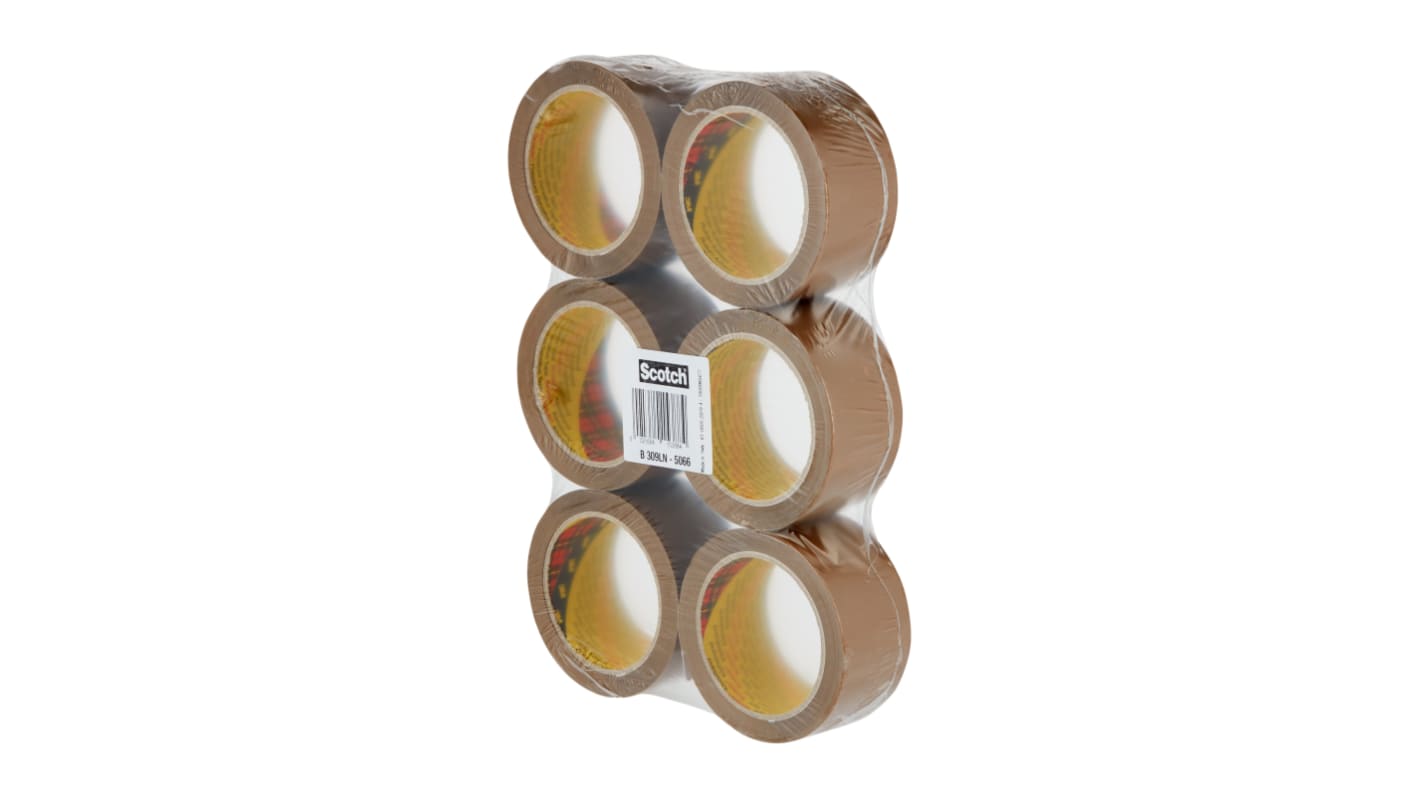 700009547 309 Brown Packing Tape, 66m x 50mm