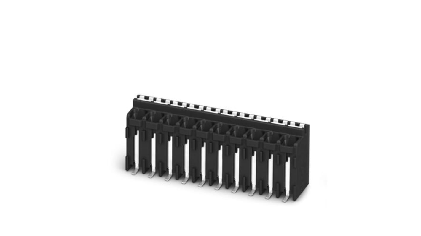 Phoenix Contact 5/ 4-V-3, 5 R44, SPT-SMD 1 Series PCB Terminal Block, 4-Contact, 3.5mm Pitch, Solder Mount, 1-Row, Push